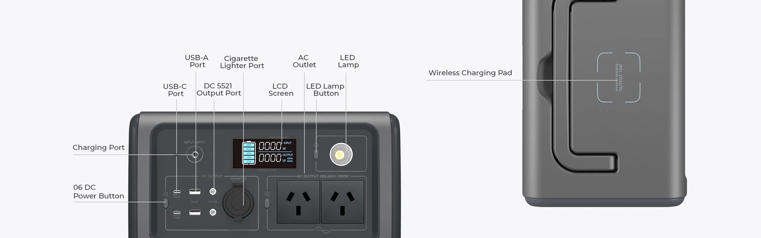 BLUETTI EB70 Portable Power Station | 1,000W 716Wh