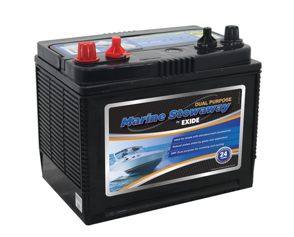 Exide Batteries Stowaway MSDP24 Marine Battery