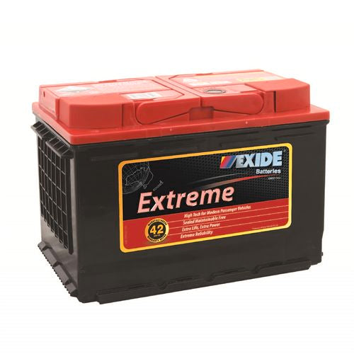 Exide Extreme XDIN66HMF 12 Volt 750CCA 80AH Battery
