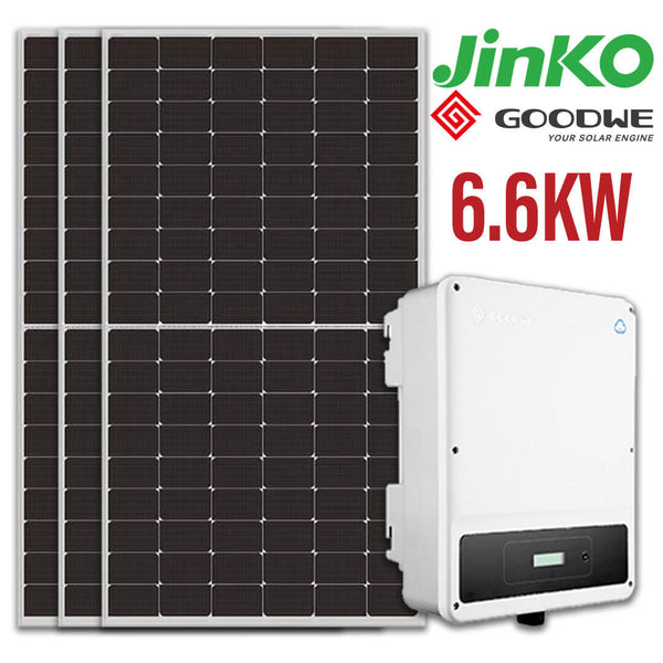 Jinko Goodwe Solar Package 6.6kW Starting from $3299