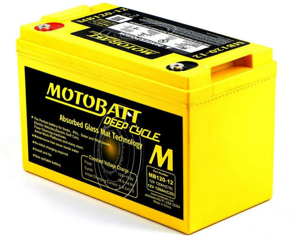 MB130-12 Motobatt 12V AGM Deep Cycle Battery (Pick up price only)
