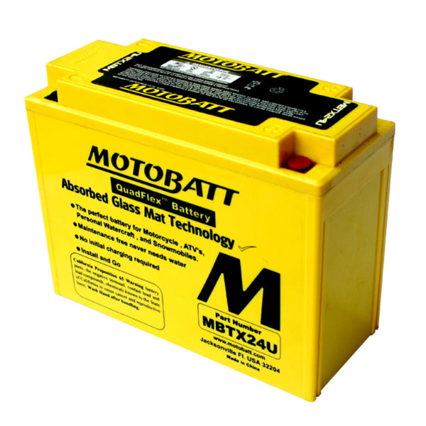 MBTX24U Motobatt 12V AGM Battery
