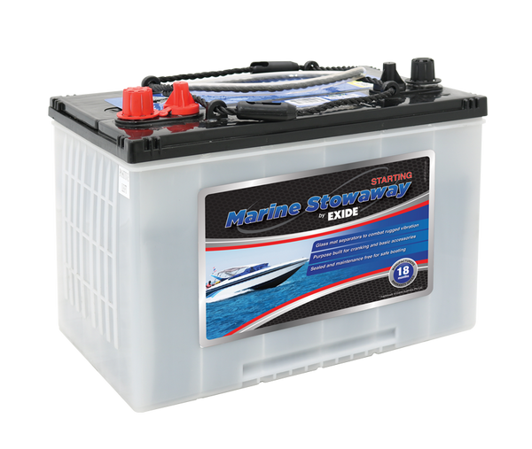 Exide Batteries Stowaway MSST27 Marine Battery (Price Pick Up only)