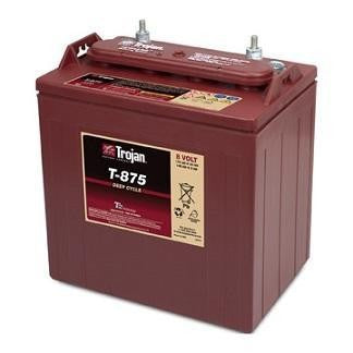 Trojan T875 8 Volt 170Ah Deep Cycle Battery