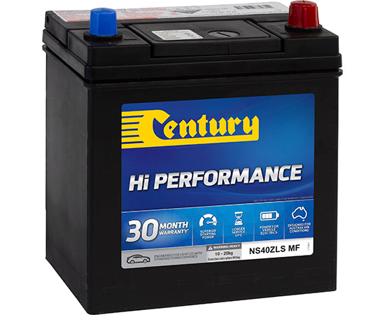 Century NS40ZLS MF Hi Performance Battery | 360CCA 38AH
