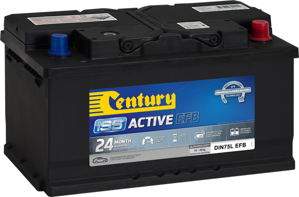 Century DIN75L EFB ISS Active EFB Stop Start Battery | 730CCA 75AH