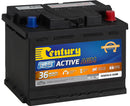 Century DIN53LH AGM ISS Active AGM Stop Start Battery | 640CCA 60AH