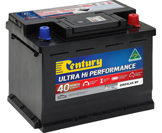 Century DIN53LHX MF Ultra Hi Performance Battery | 600CCA 60AH