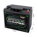 HiMASSi 12V 20Ah Lithium Ion Phosphate (LiFePO4) Battery