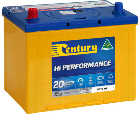 Century NS70 MF Hi Performance Battery | 640CCA 75AH