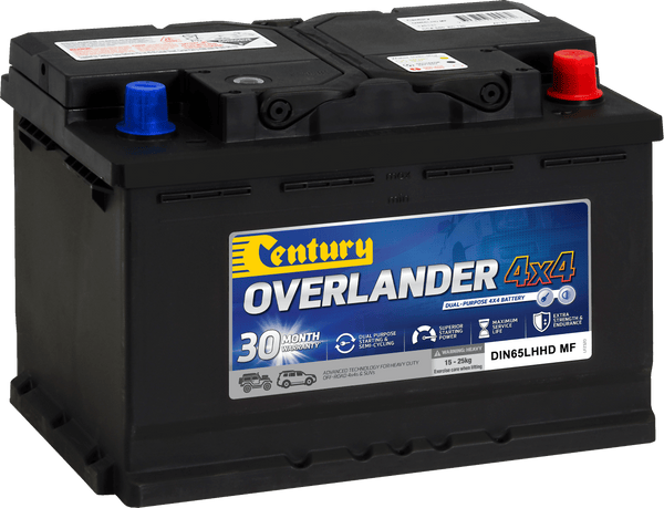 Century DIN65LHHD MF Overlander 4x4 Battery | 650CCA 70AH