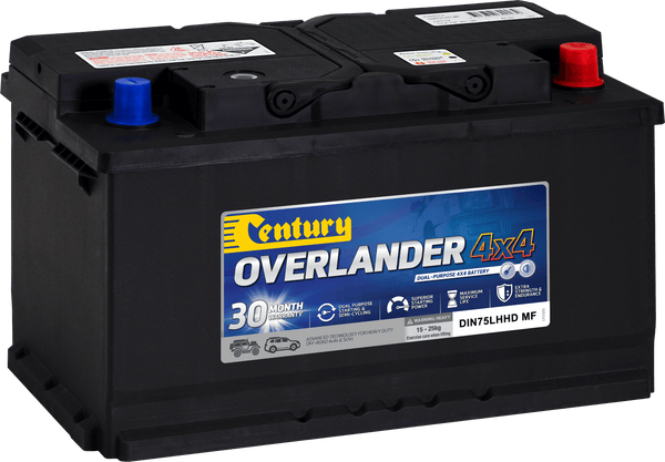 Century DIN75LHHD MF Overlander 4x4 Battery | 730CCA 80AH