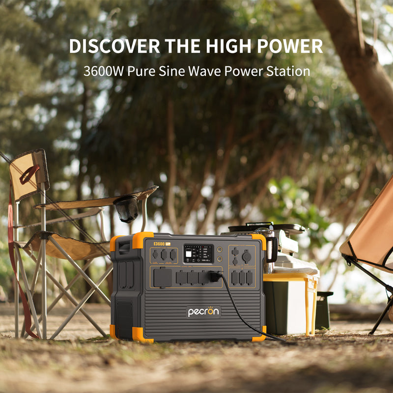 Pecron E3600LFP Portable Power Station | 3200W 3600Wh