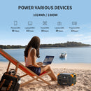 Pecron E1000LFP Portable Power Station | 1800W 1024Wh