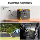 Pecron E2400LFP Portable Power Station | 2400W 2048Wh