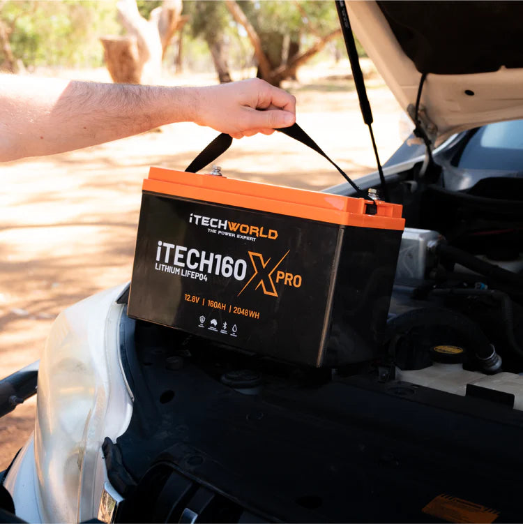 iTechWorld iTECH160X PRO Deep Cycle Lithium Battery with Bluetooth LiFePO4 160Ah