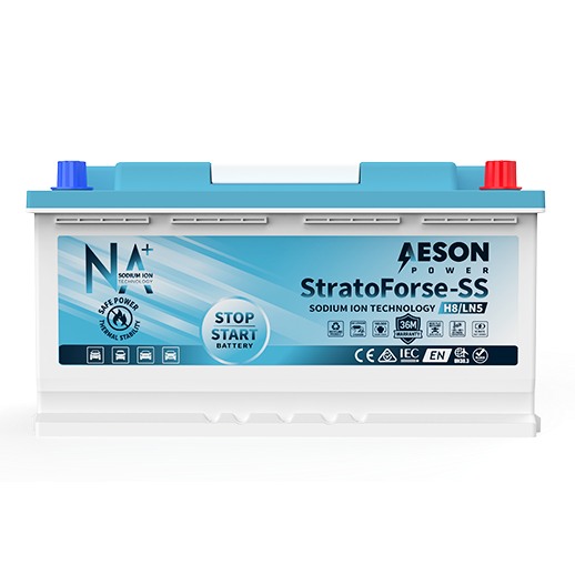 AESON StratoForse-SS | H8/LN5 | Sodium Ion Stop Start Vehicle Battery | 12V 850CCA 49AH