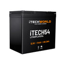 iTechWorld iTECH54 Deep Cycle Lithium Battery LiFePO4 54Ah