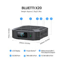 BLUETTI X20 Power Bank for Laptop | 288W 153.6Wh