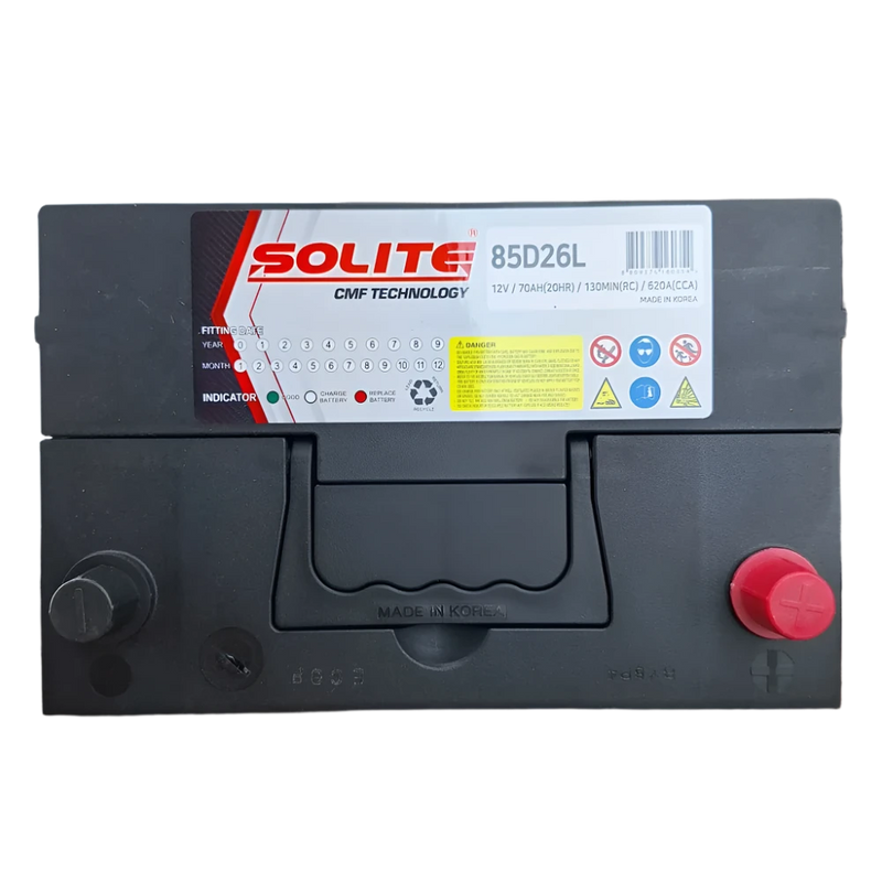 Solite 85D26L (NS70L) 620CCA