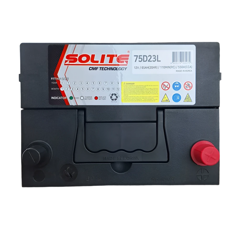 Solite 75D23L 550CCA