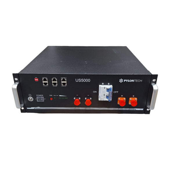 Pylontech US5000 48V 4.8kWh Modular Lithium Battery With Isolator Switch