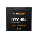 iTechWorld iTECH54 Deep Cycle Lithium Battery LiFePO4 54Ah
