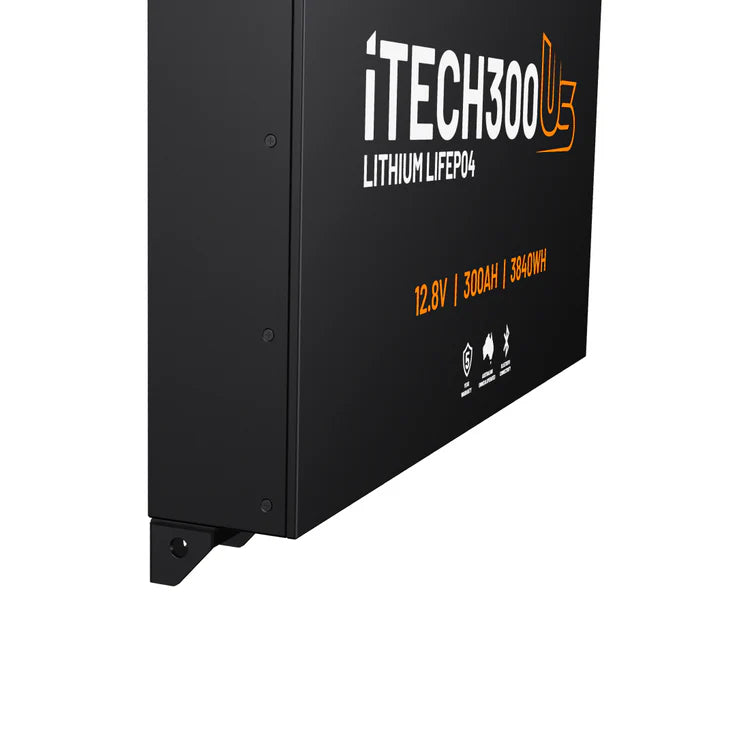 iTechWorld iTECH300US Ultra Slim Deep Cycle Lithium Battery with Bluetooth LiFePO4 300Ah