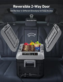 AstroAI Dual Zone 12V 20 Quart (18L) Car Refrigerator, Separate Control, Portable Freezer