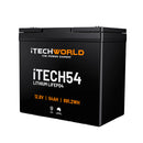 iTechWorld iTECH54 Deep Cycle Lithium Battery LiFePO4 54Ah