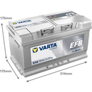 Varta Dynamic EFB 575500073 EFB-70 730CCA 75Ah