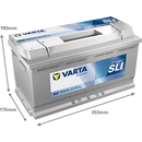 Varta Dynamic SLI 600402083 H3/L5 830CCA 100Ah