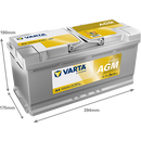 Varta Dynamic AGM 605901095 AGM-90 950CCA 105Ah