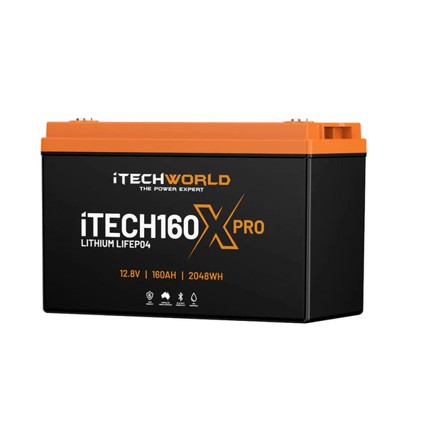 iTechWorld iTECH160X PRO Deep Cycle Lithium Battery with Bluetooth LiFePO4 160Ah