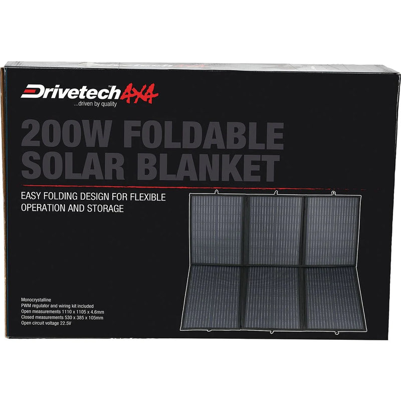 Drivetech DTSB200 200W Foldable Solar Blanket
