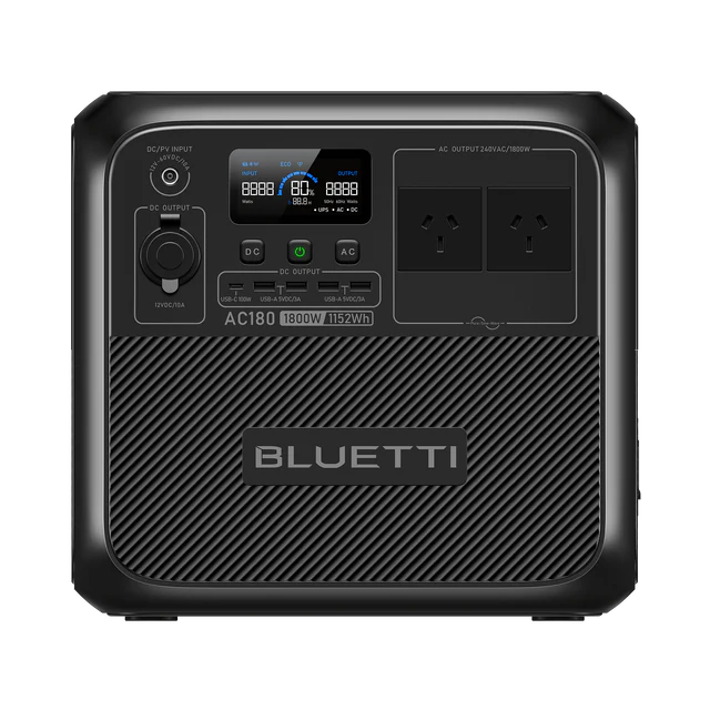 BLUETTI AC180 Portable Power Station | 1,800W 1,152Wh