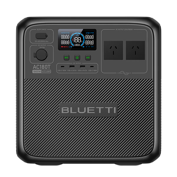 BLUETTI AC180T Portable Power Station | 1,800W 1,433.6Wh