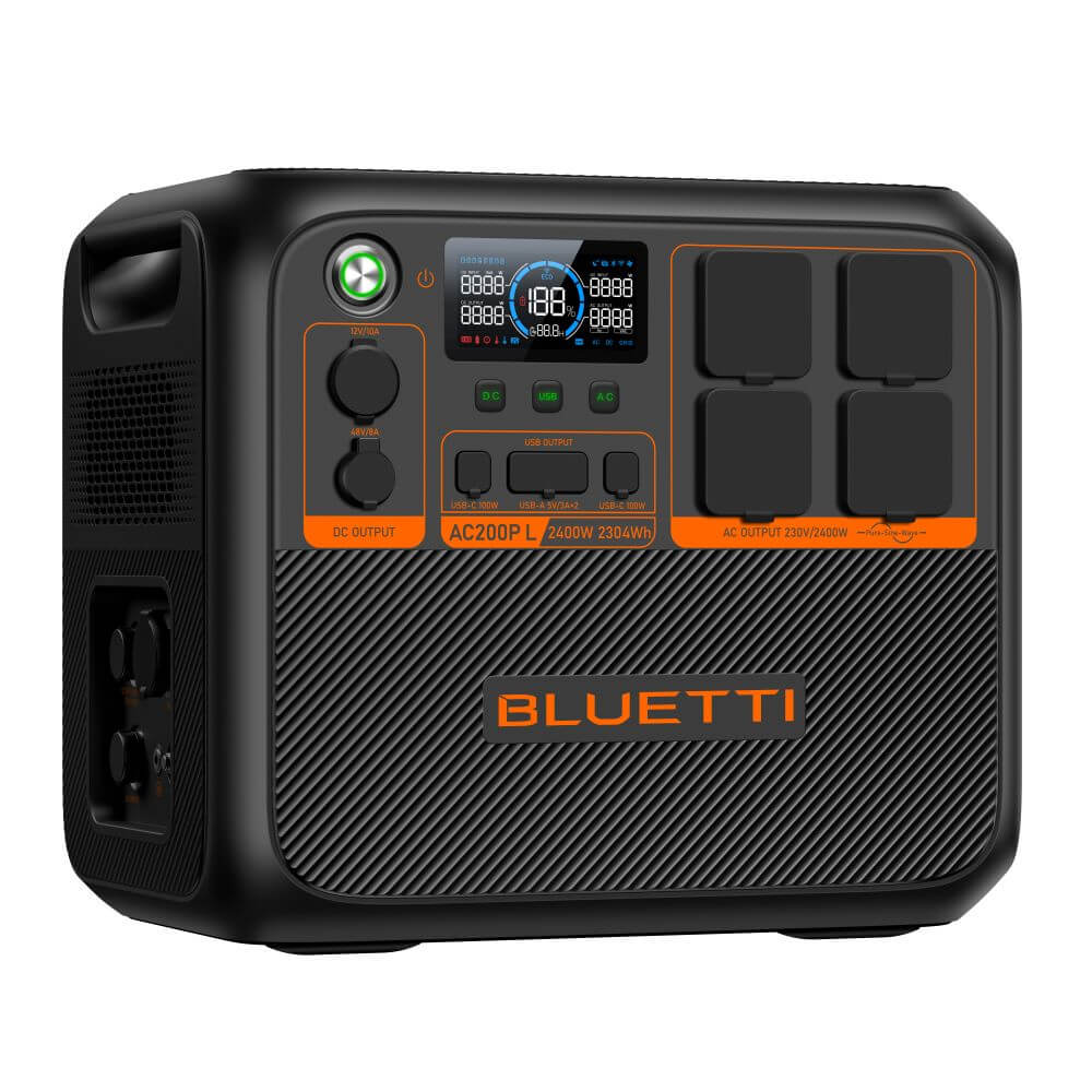 BLUETTI AC200PL Solar Portable Power Station 2400W 2304Wh bluetti-ac200pl-solar-portable-power-station-2400w-2304wh