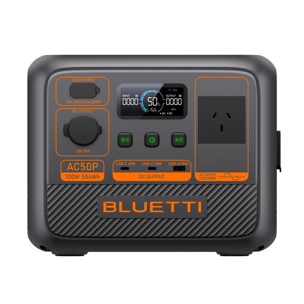 BLUETTI AC50P Portable Power Station | 700W 504Wh