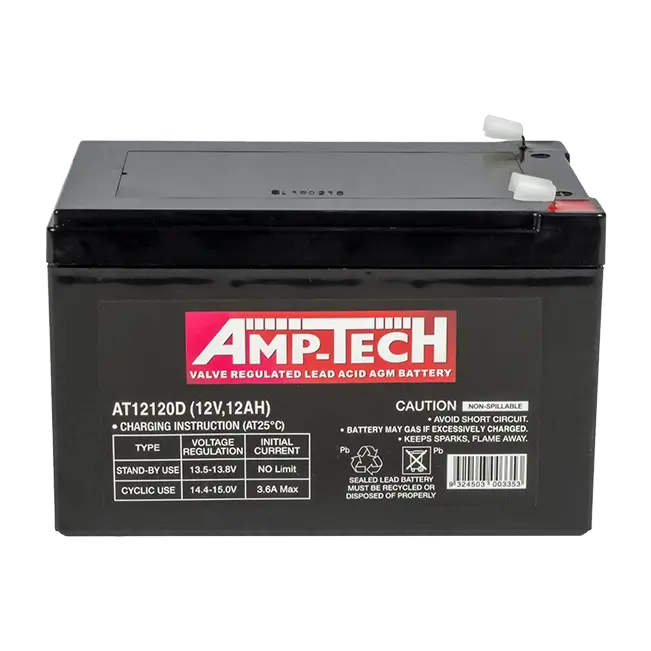 AMP-Tech AT12120D 12V 12AH