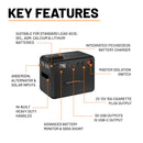 iTechWorld GoFurther Premium Battery Box with iTECHDCDC25 & iTECHBM500 with Shunt