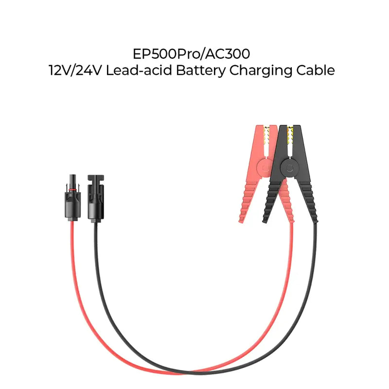 Bluetti 12V/24V Lead Acid Charging Cable with MC4 connector