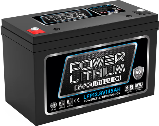 Power Lithium LiFePO4 Battery 135Ah Deep Cycle LFP12.8V135AH