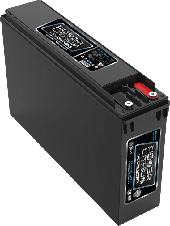 Power Lithium 12.8V 200AH FT LiFePO4 Battery Slim