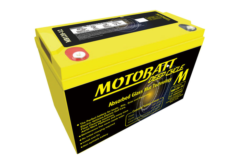 MB130-12 Motobatt 12V AGM Deep Cycle Battery (Pick up price only)