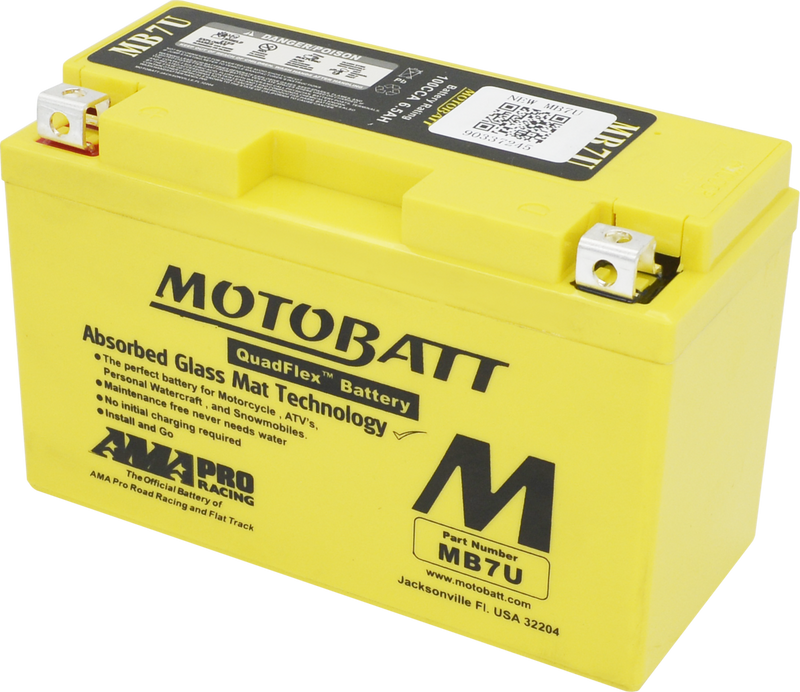 MB7U Motobatt 12V AGM Battery