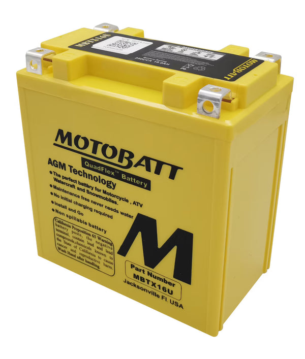 MBTX16U Motobatt 12V AGM Battery