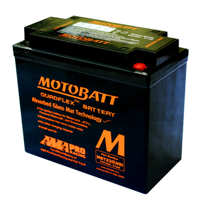 MBTX20UHD Motobatt 12V AGM Battery