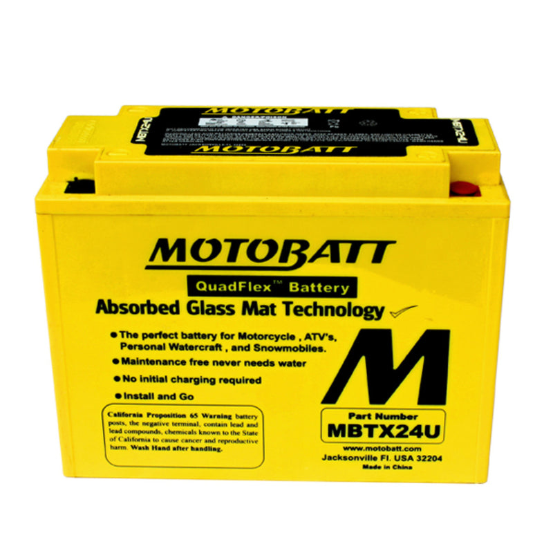 MBTX24U Motobatt 12V AGM Battery