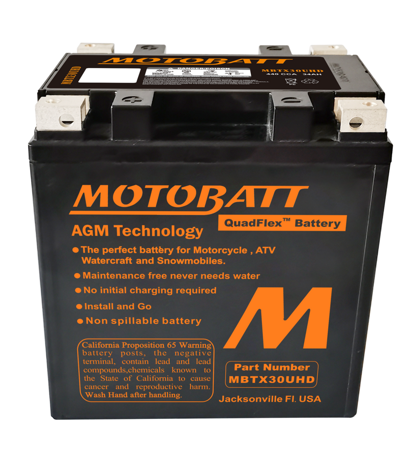 MBTX30UHD Motobatt 12V AGM Battery